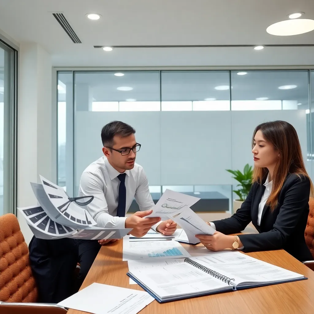 Kurumsal finans uzmanları finansal analiz yaparken